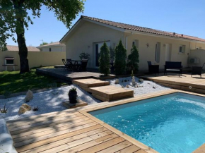 Maison vue sur vignes Piscine chauffée Privée 6per BELLEVUE